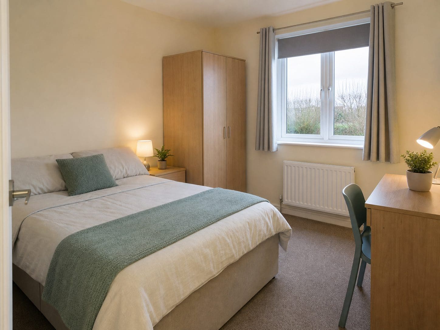A comfortable room available to rent, listed on Signpost